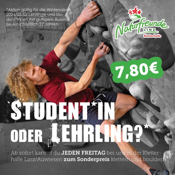 Bild zum Eintrag: Student*innen & Lehrlinge um 7,80 €